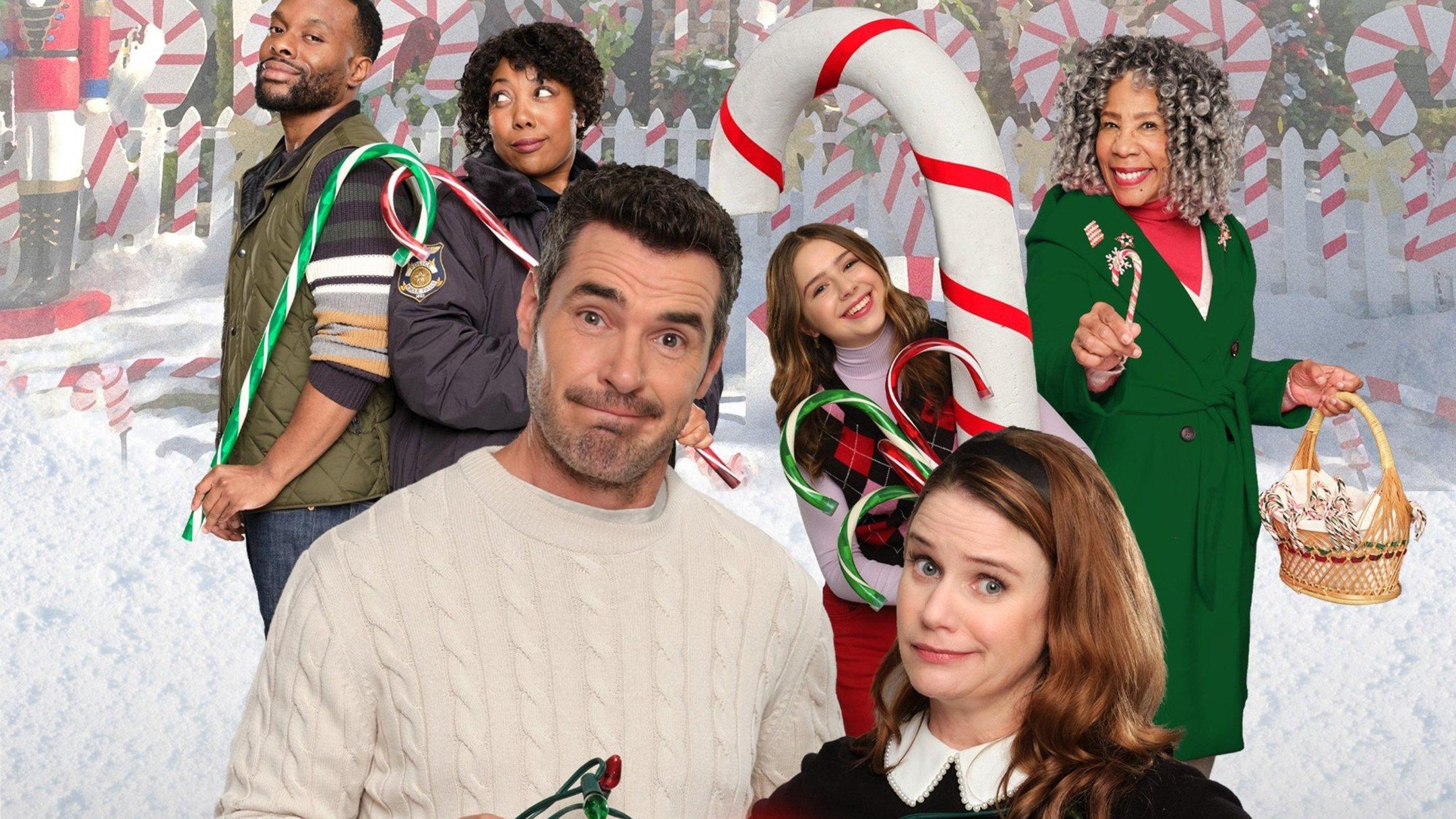 Christmas on Candy Cane Lane 2022 movie scene