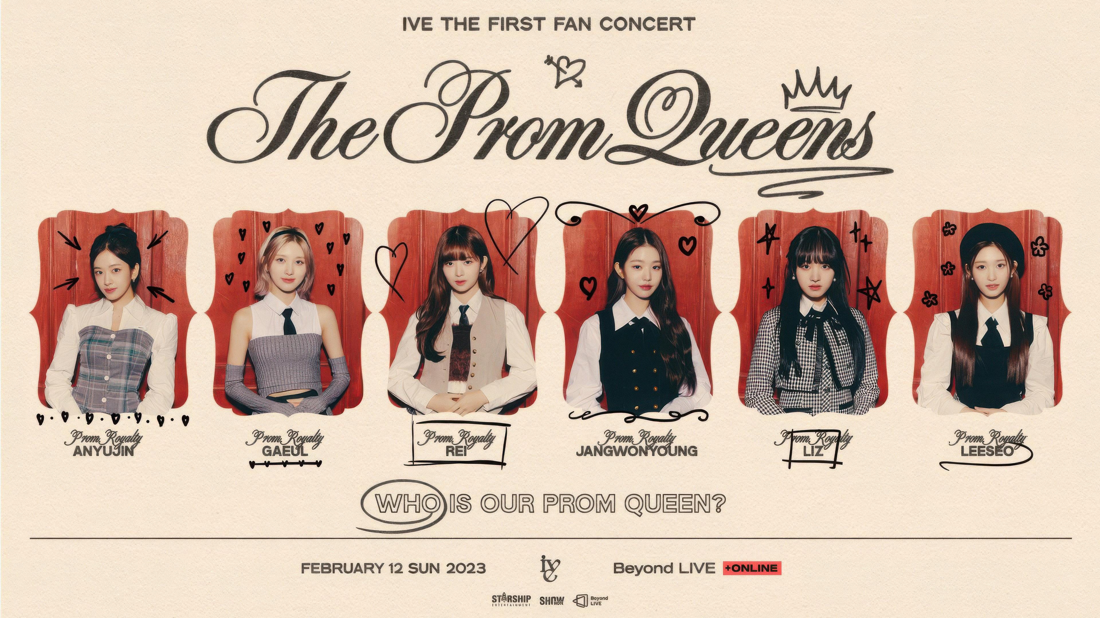IVE THE FIRST FAN CONCERT 'The Prom Queens' 2023 movie scene
