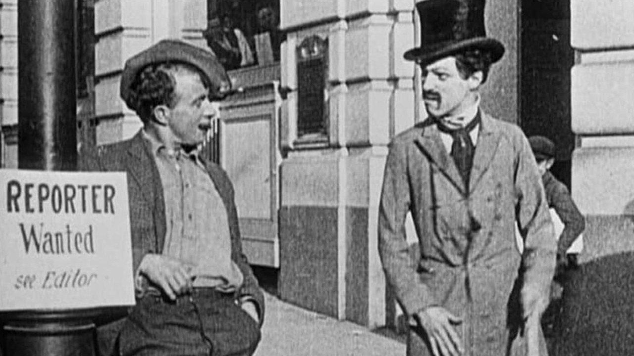 Making a Living 1914 movie scene