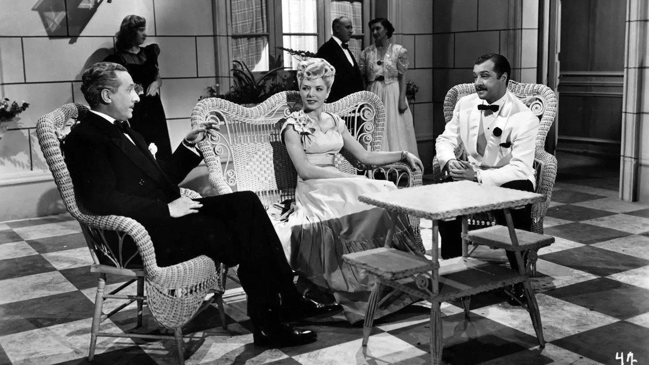 Five crazies on the track 1950 movie scene