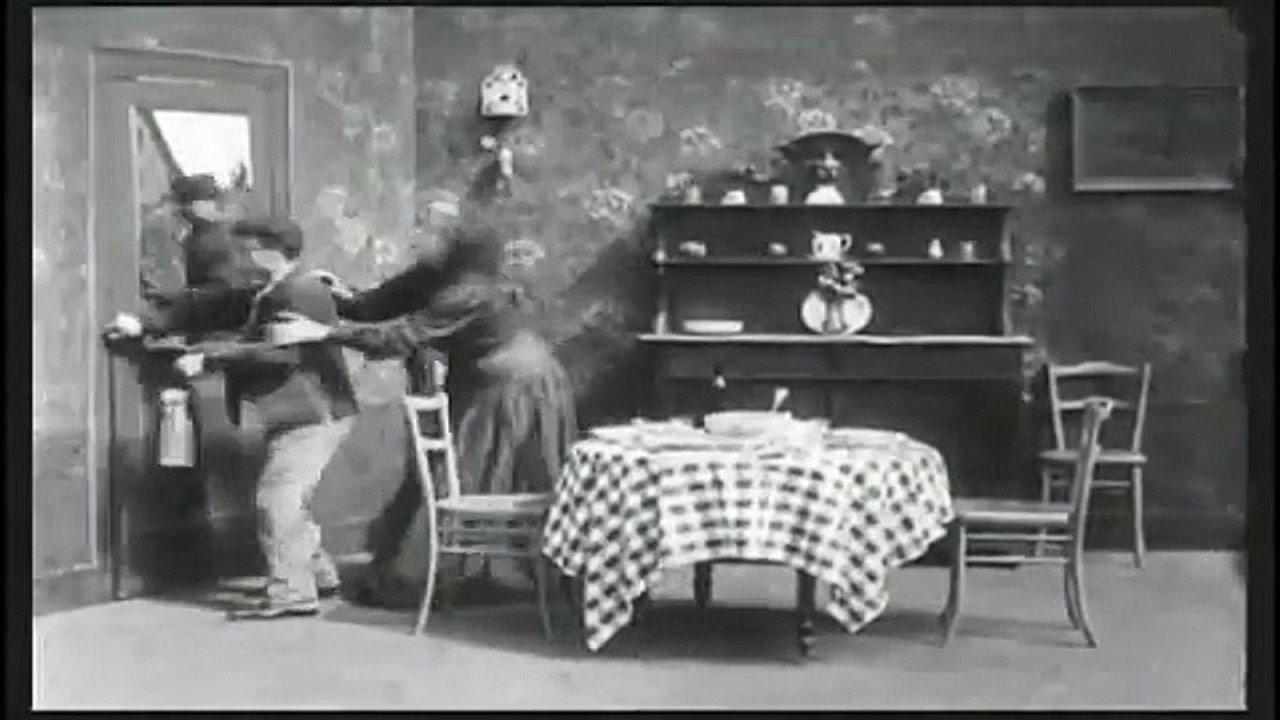 On the Barricade 1907 movie scene