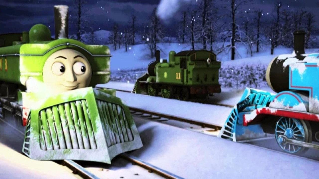 Thomas & Friends: The Christmas Engines 2014 movie scene