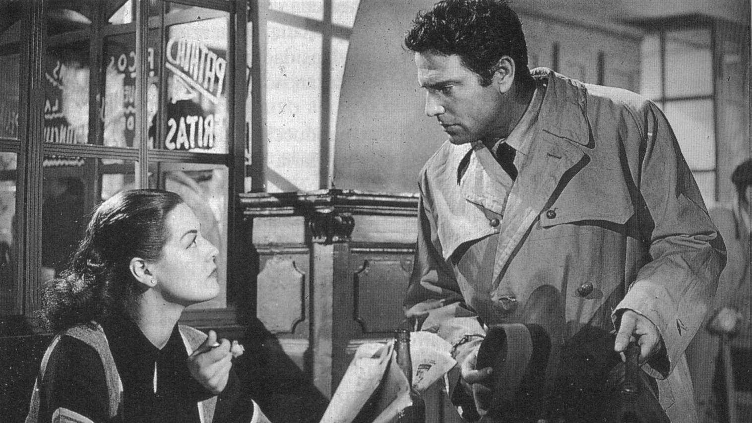 The Eyes Leave a Trace 1952 movie scene