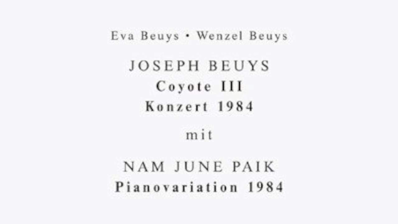 Joseph Beuys - Coyote III 2008 movie scene