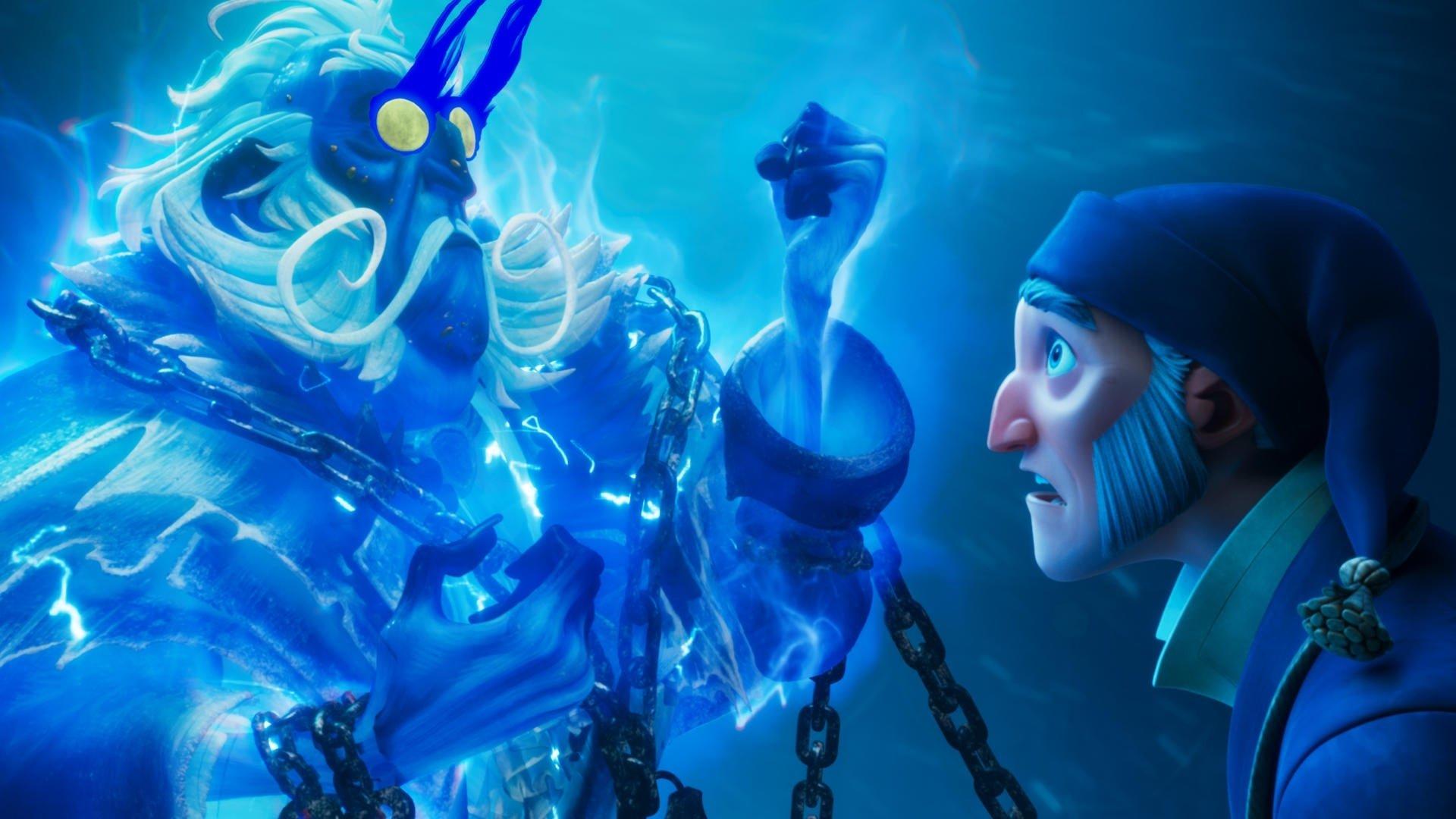 Scrooge: A Christmas Carol 2022 movie scene