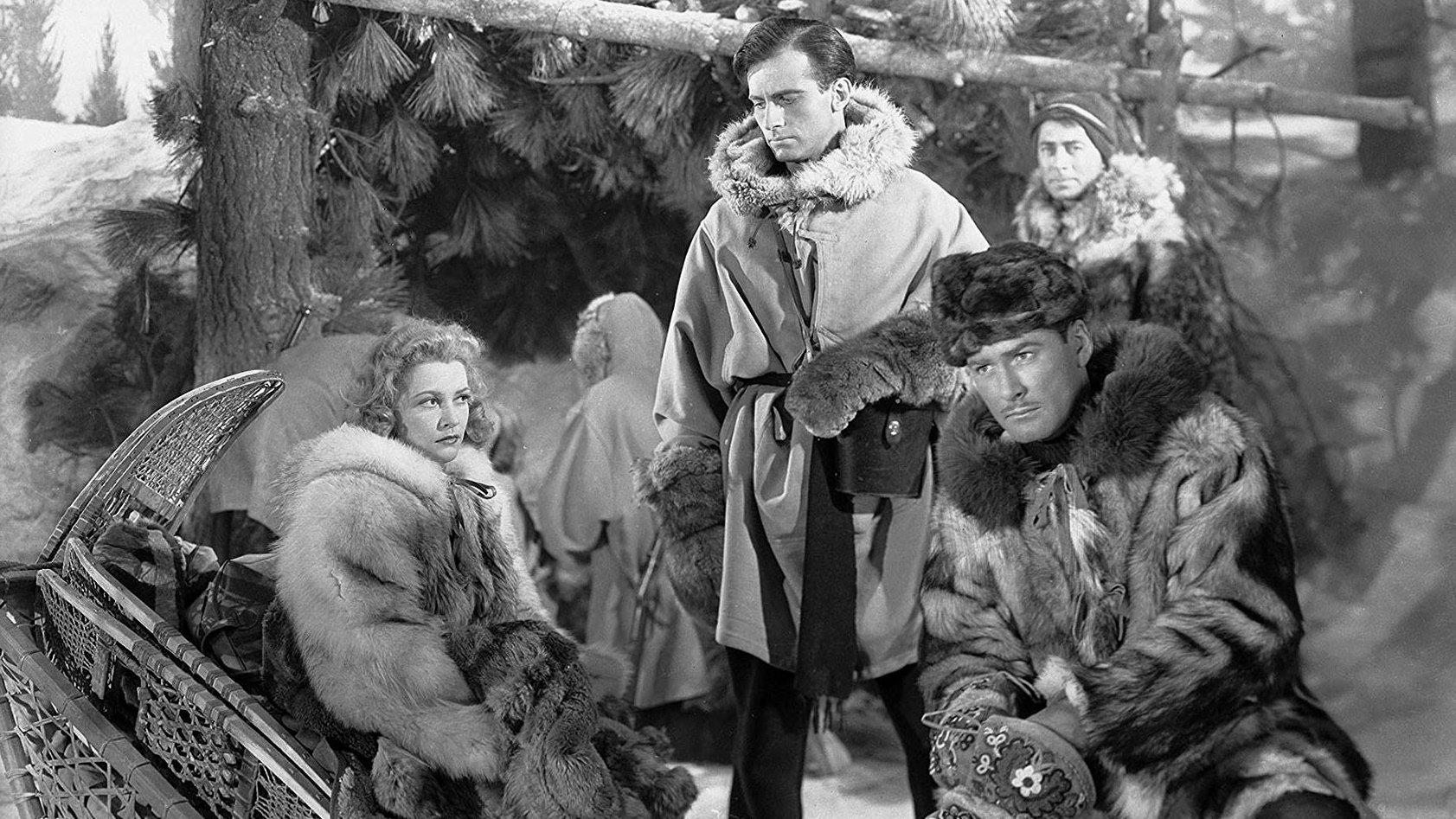 Northern Pursuit 1943 movie scene