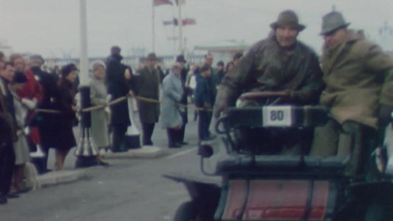 Veteran Car Rally, Brighton 1964 movie scene