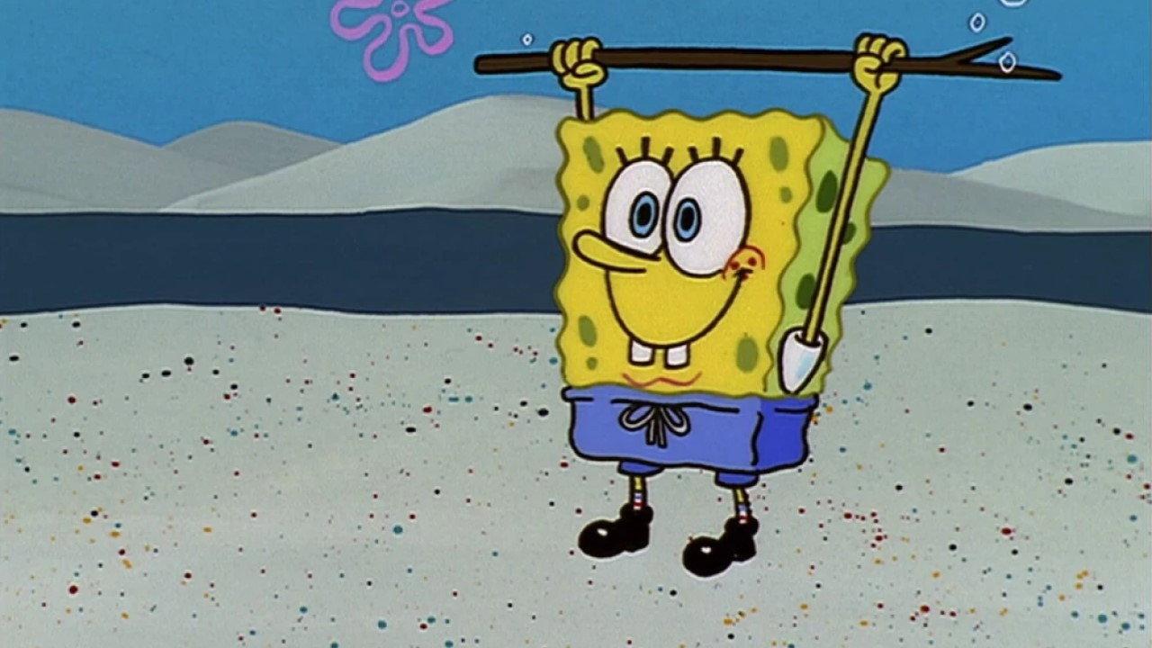 SpongeBob SquarePants - Nautical Nonsense and Sponge Buddies 2002 movie scene