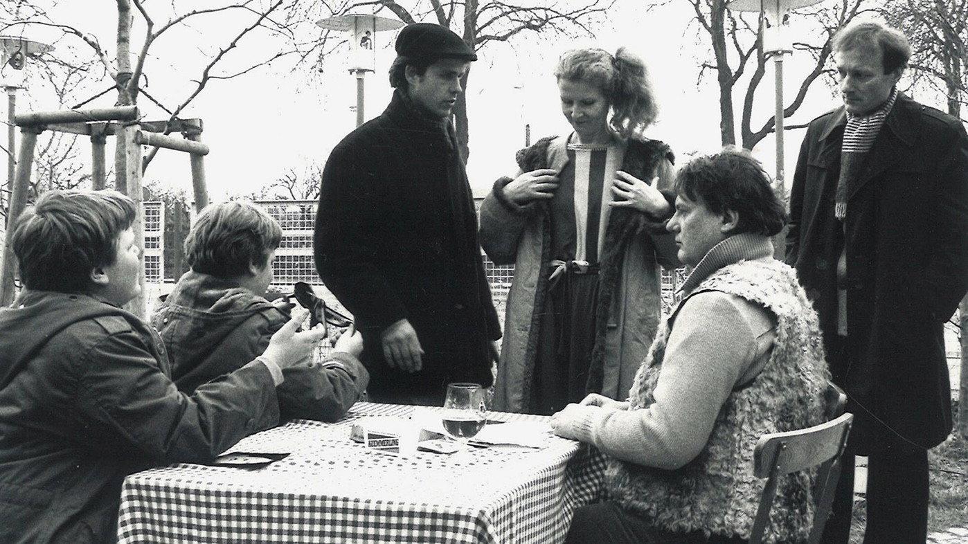 Sheep in Wales 1988 movie scene
