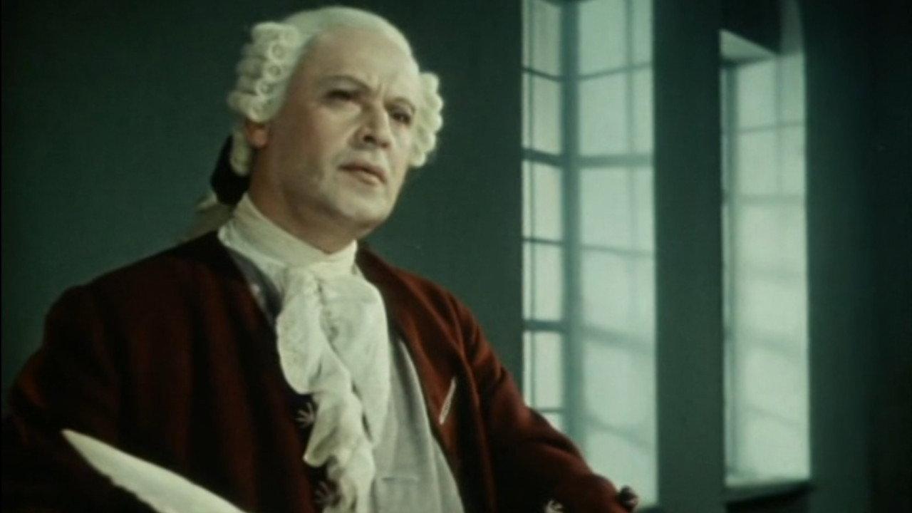 Mikhail Lomonosov 1955 movie scene