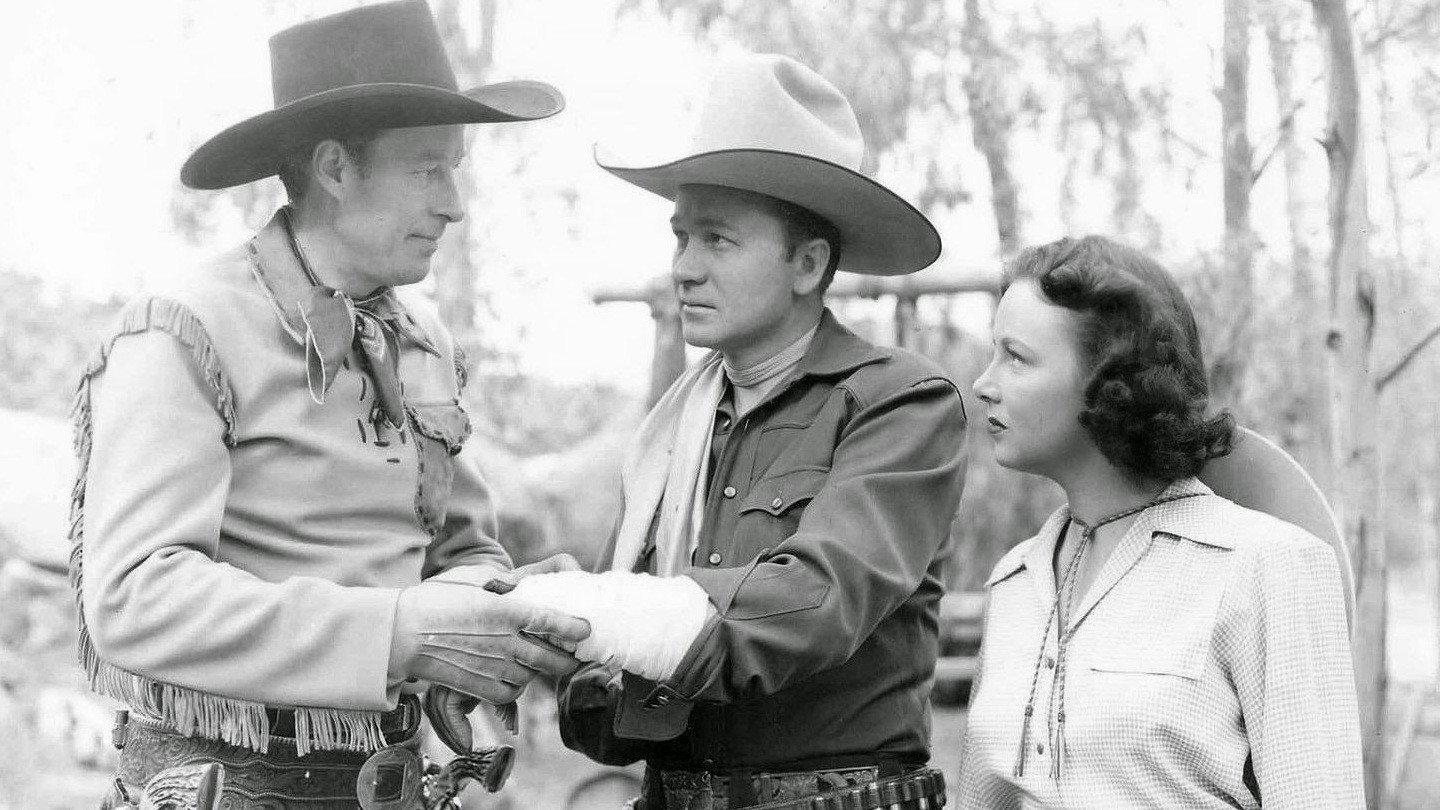 Prairie Gunsmoke 1942 movie scene