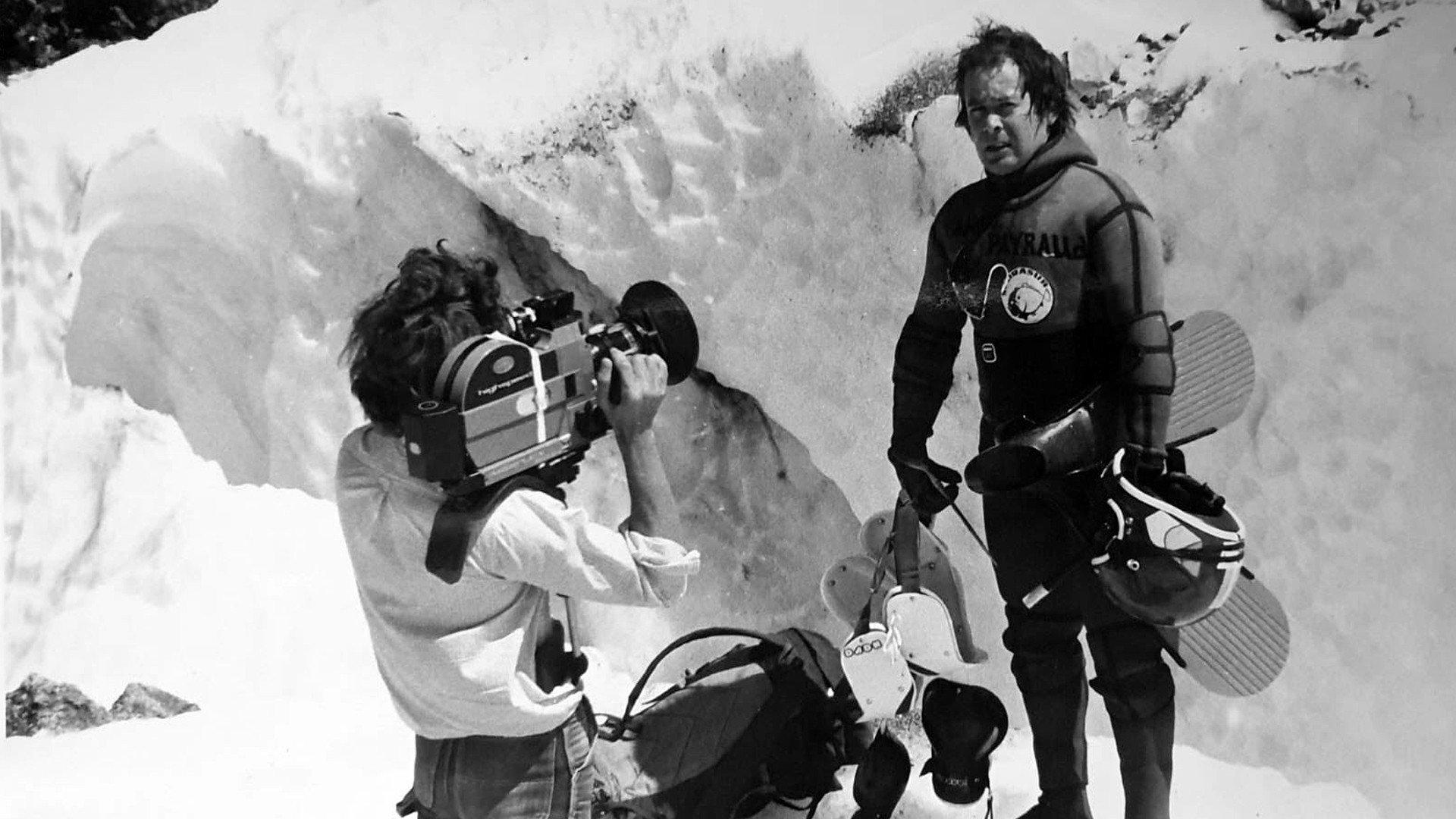 Torrent du Mont Blanc à la nage 1982 movie scene