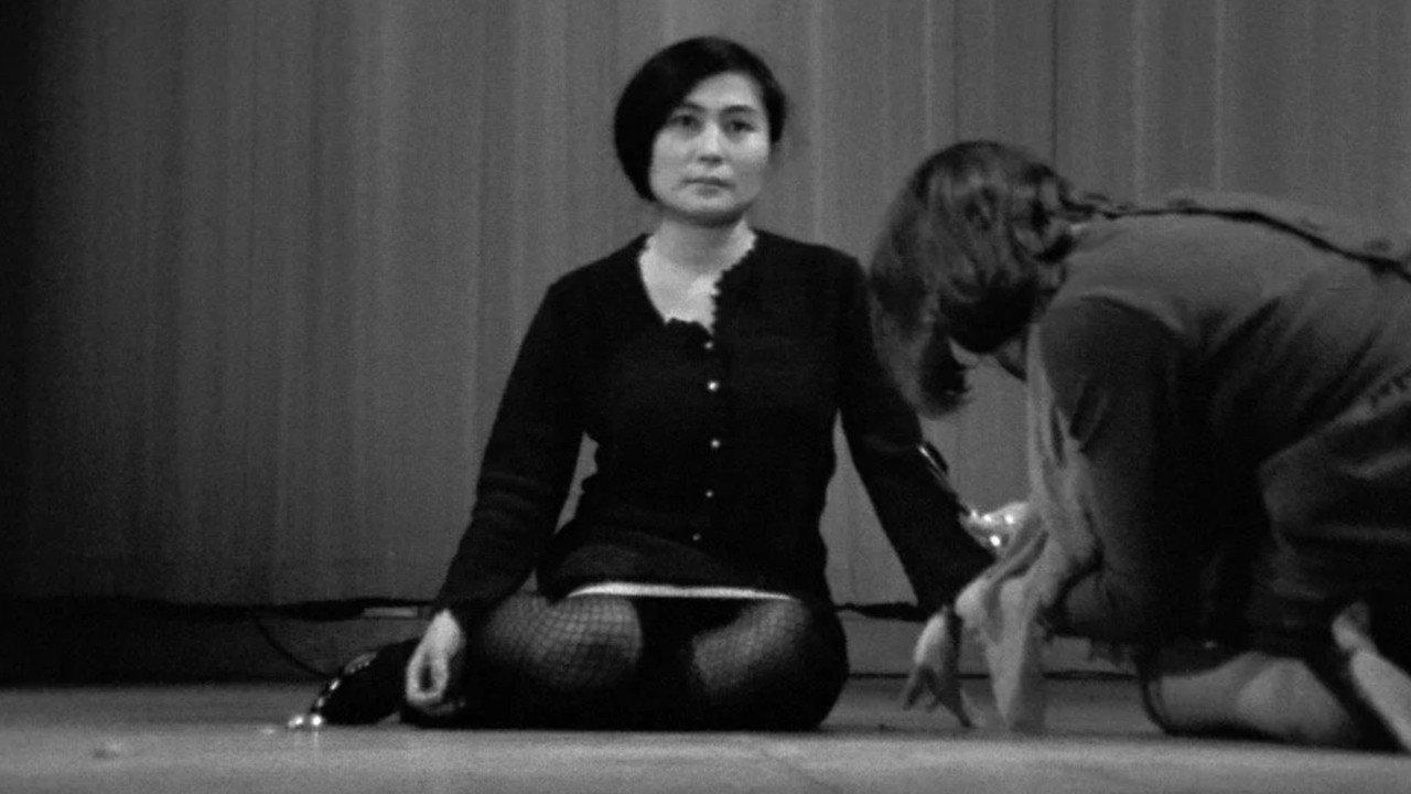 Cut Piece 1965 movie scene