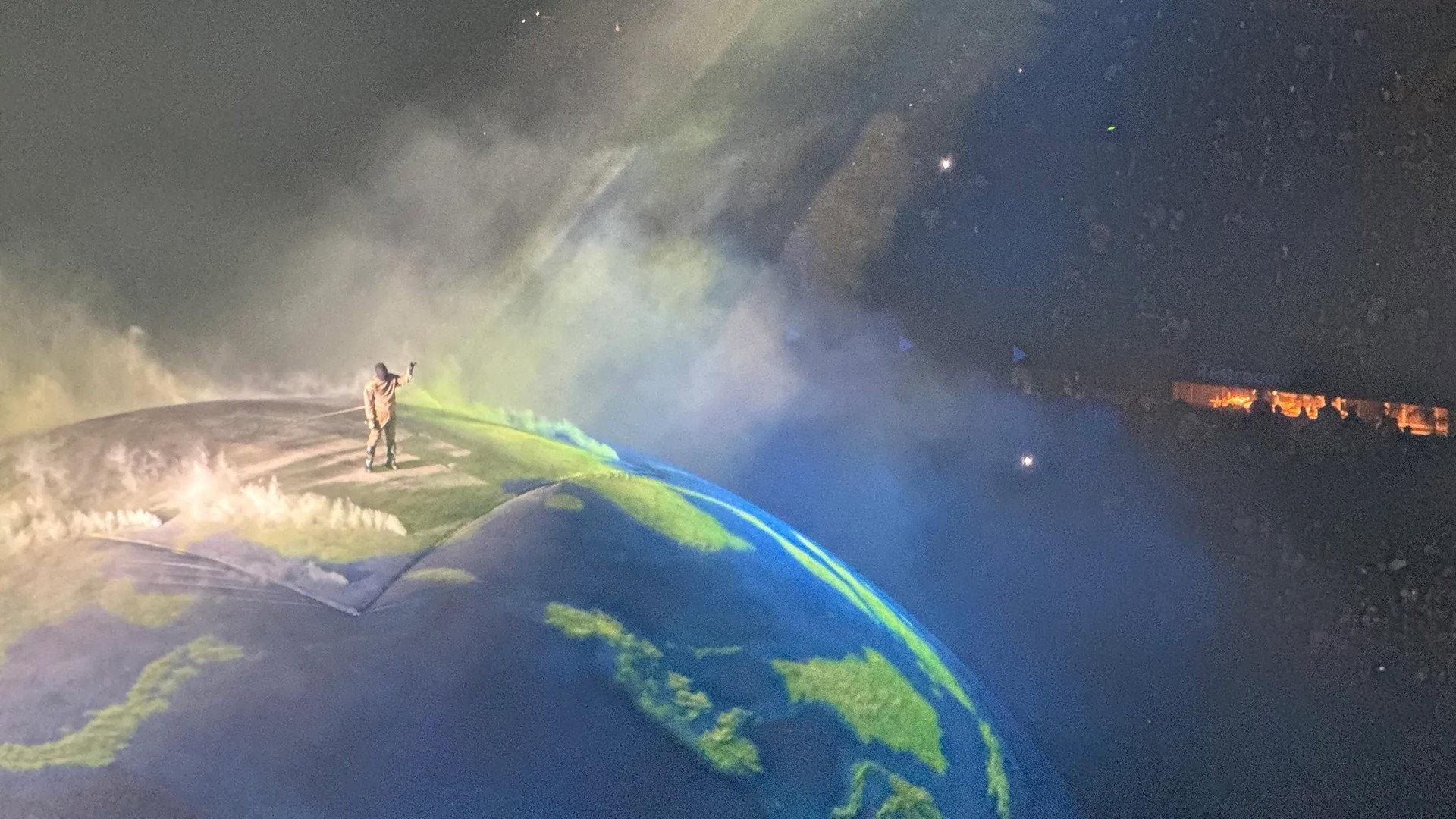 Ye Live at SoFi 2026 movie scene