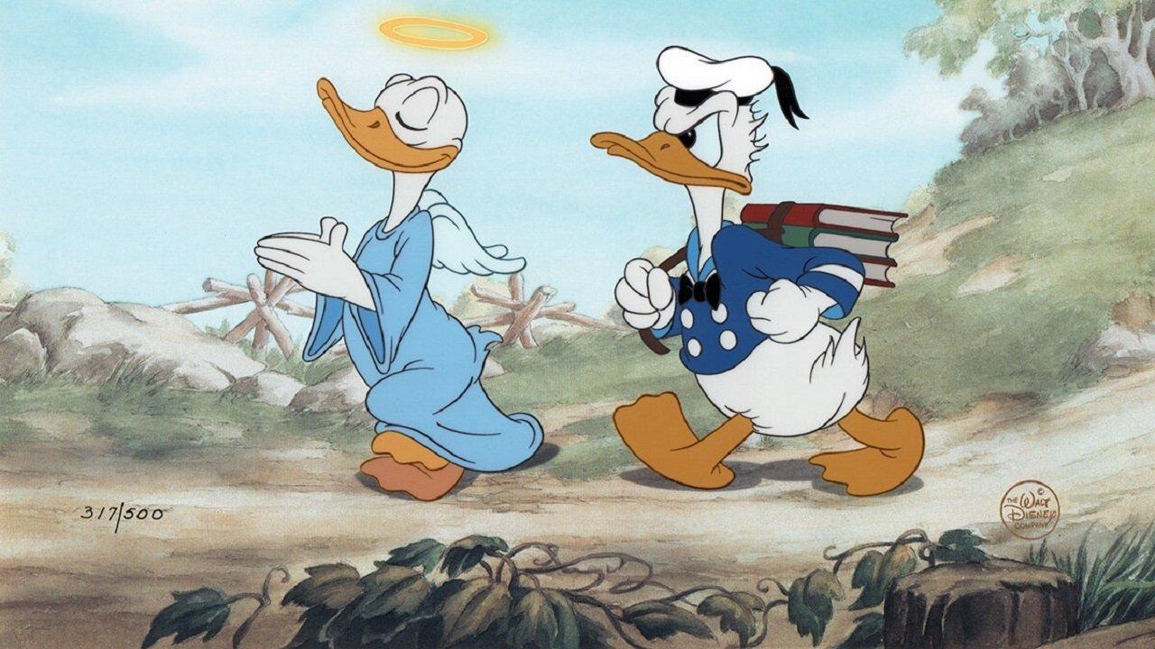 Donald's Better Self 1938 movie scene