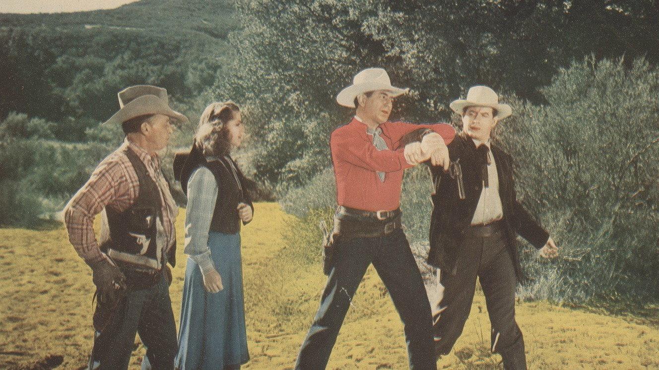 Overland Trails 1948 movie scene