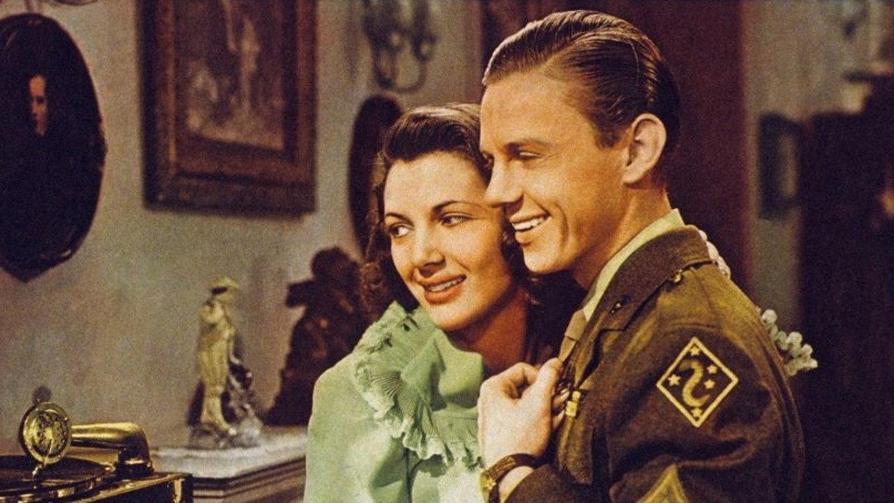 When the Lights Go On Again 1944 movie scene