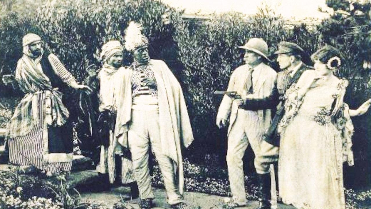 The White Panther 1924 movie scene