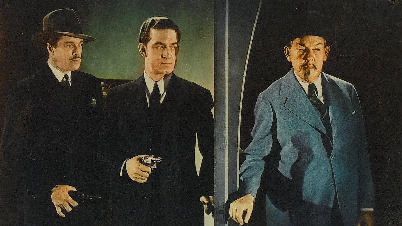 Charlie Chan in The Chinese Cat 1944 movie scene