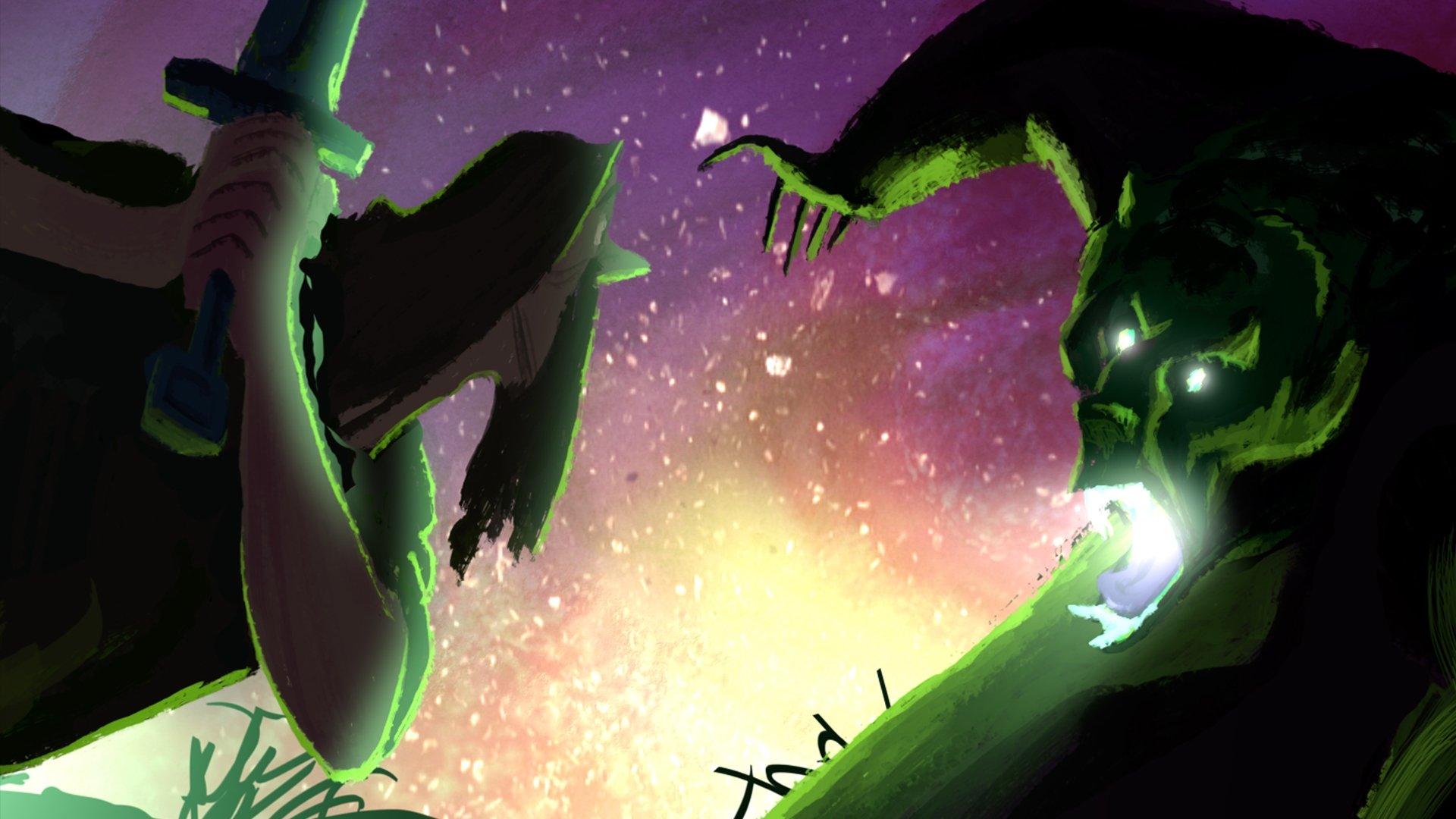 The Legend of Mor'du 2012 movie scene