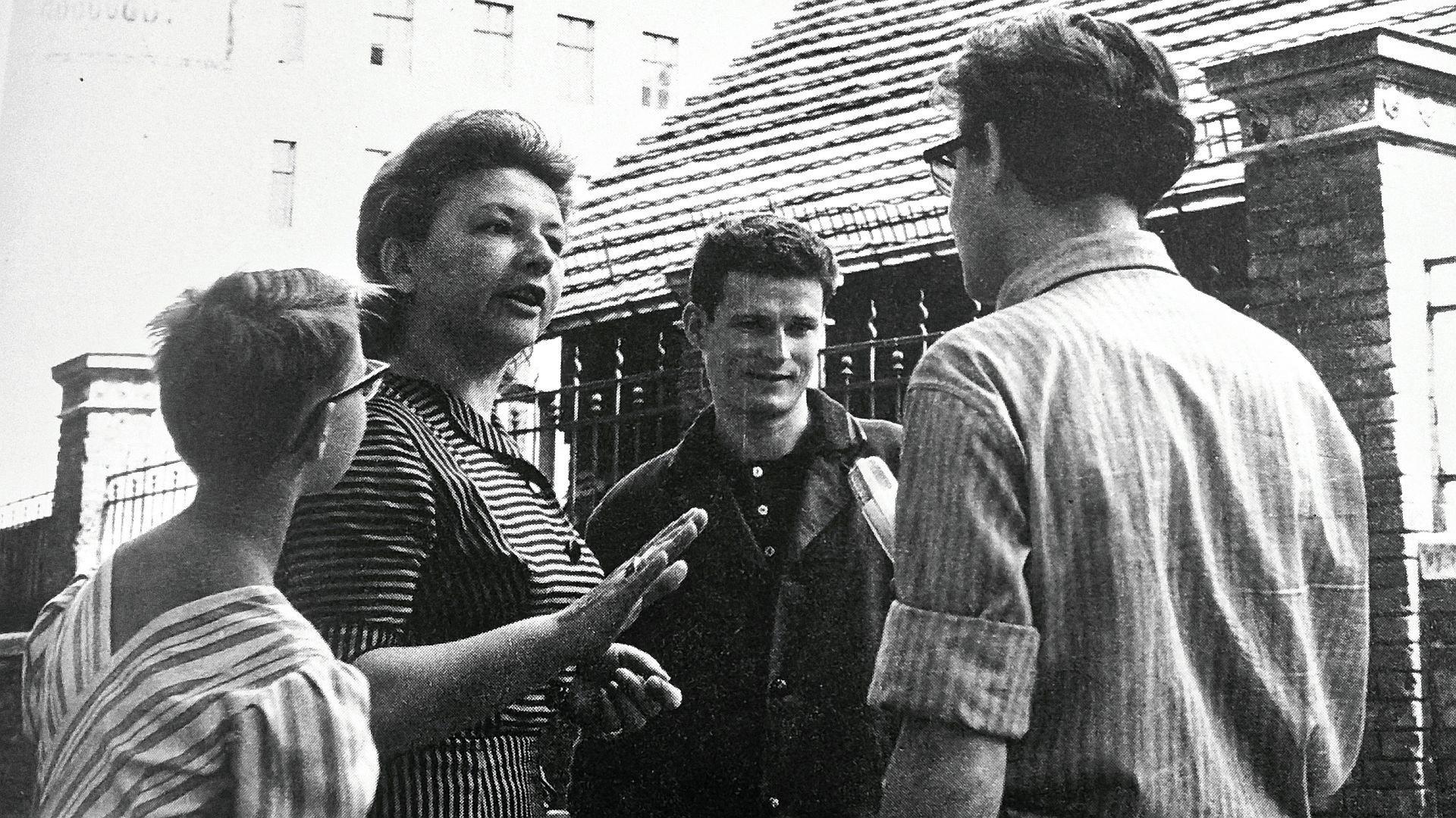 Talking with Germans 1965 movie scene