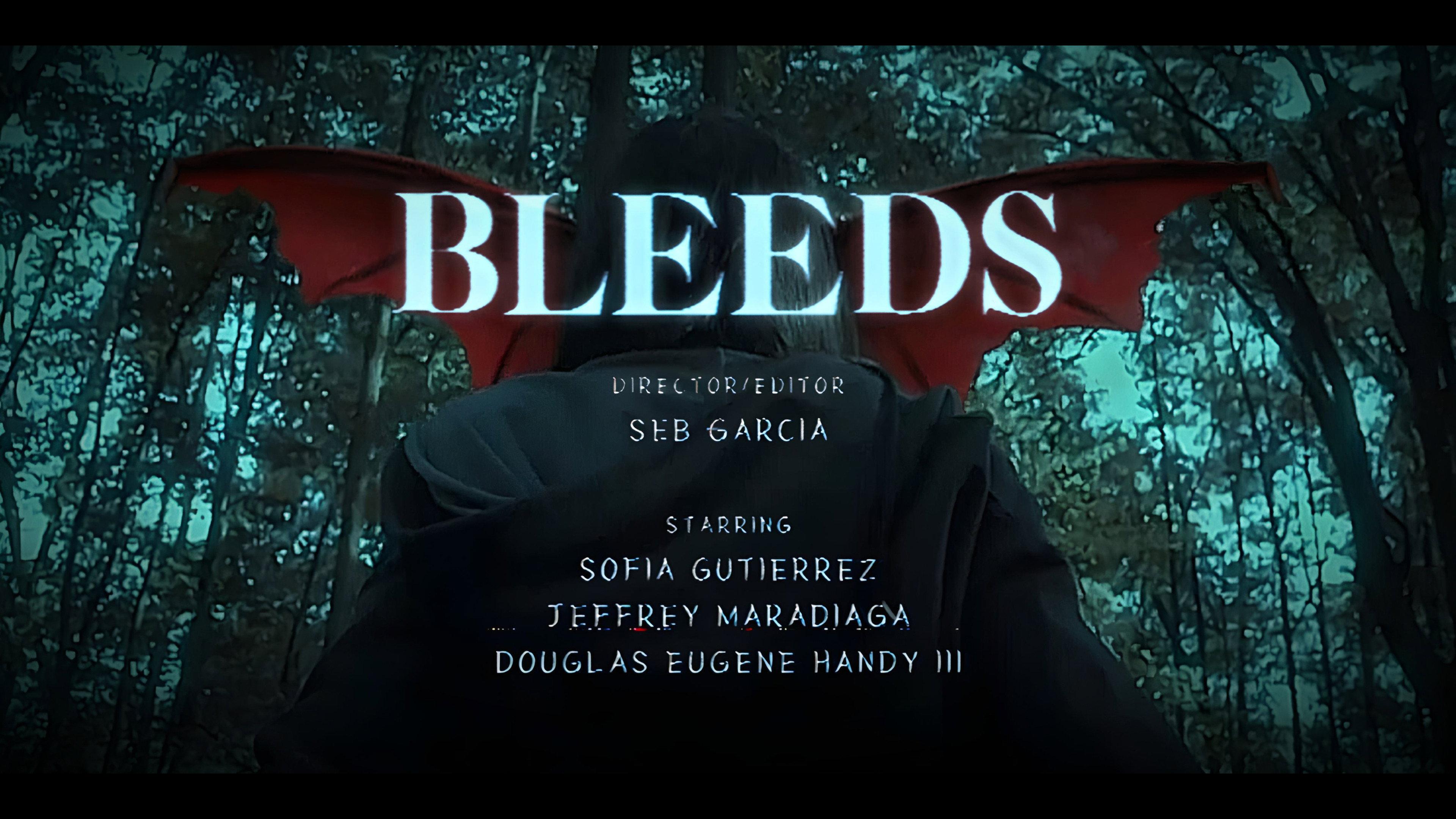 BLEEDS 2025 movie scene