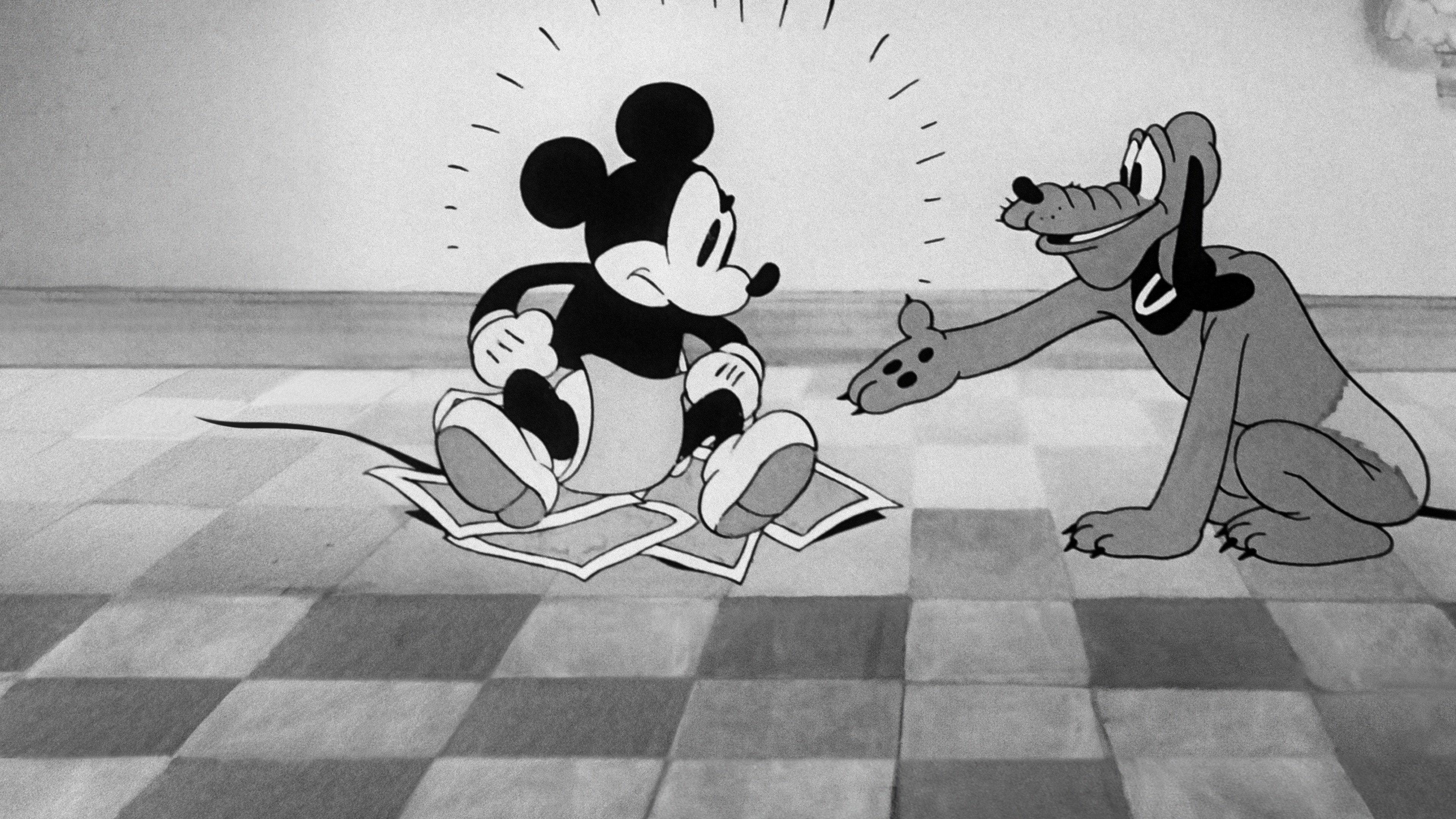 Playful Pluto 1934 movie scene