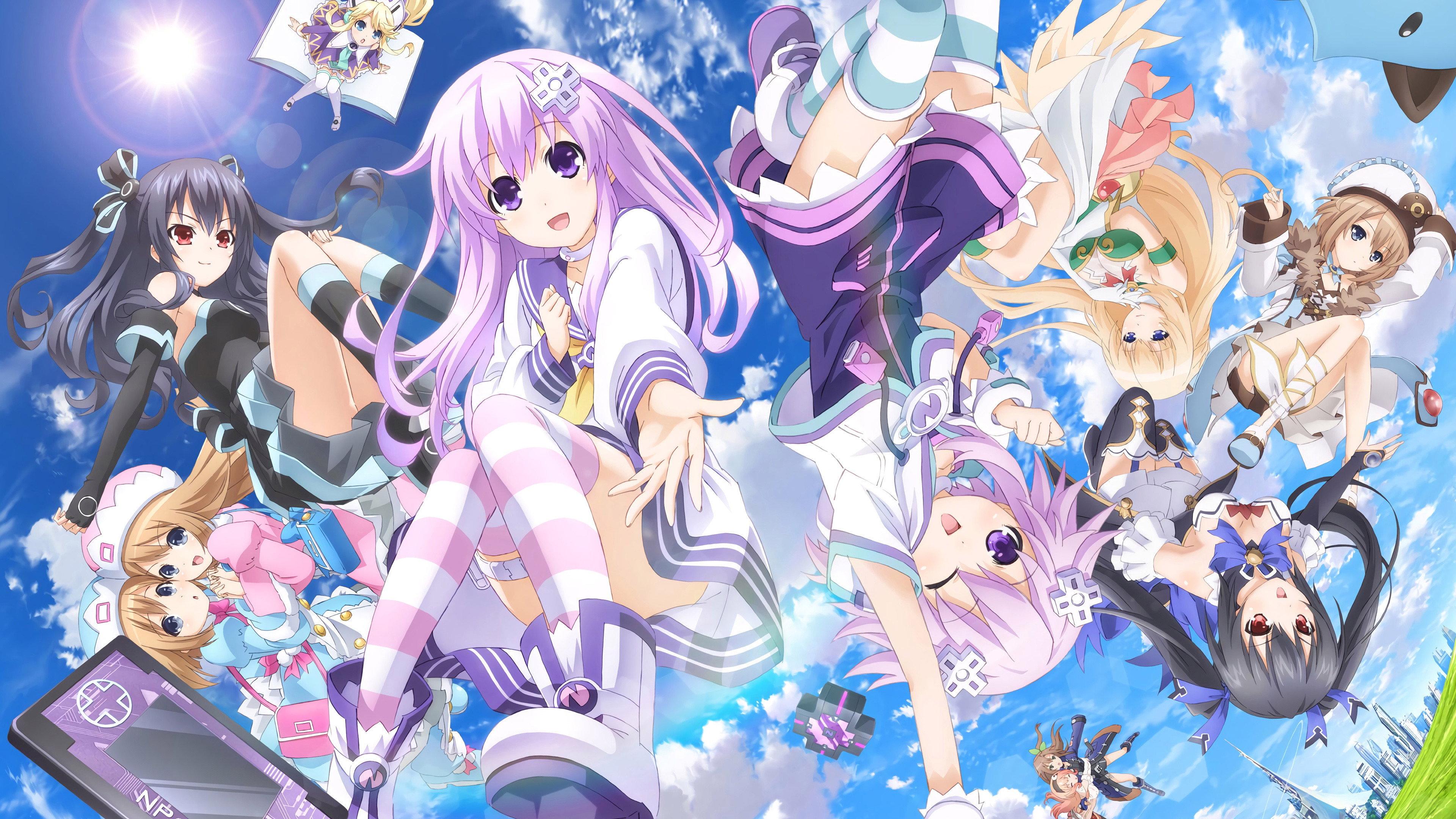 Hyperdimension Neptunia The Animation: The Eternity (True End) Promised 2014 movie scene