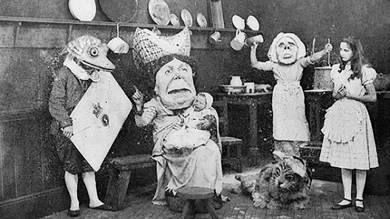Alice in Wonderland 1915 movie scene