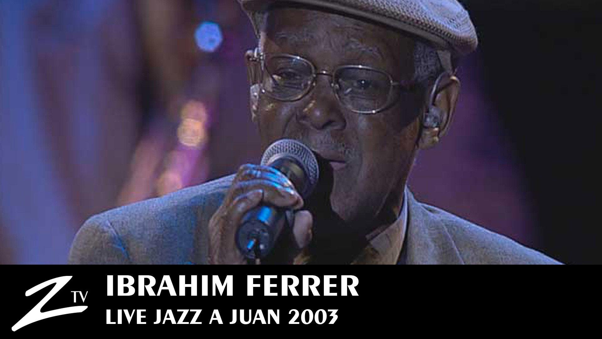 Ibrahim Ferrer at Juan-les-Pins 2003 movie scene