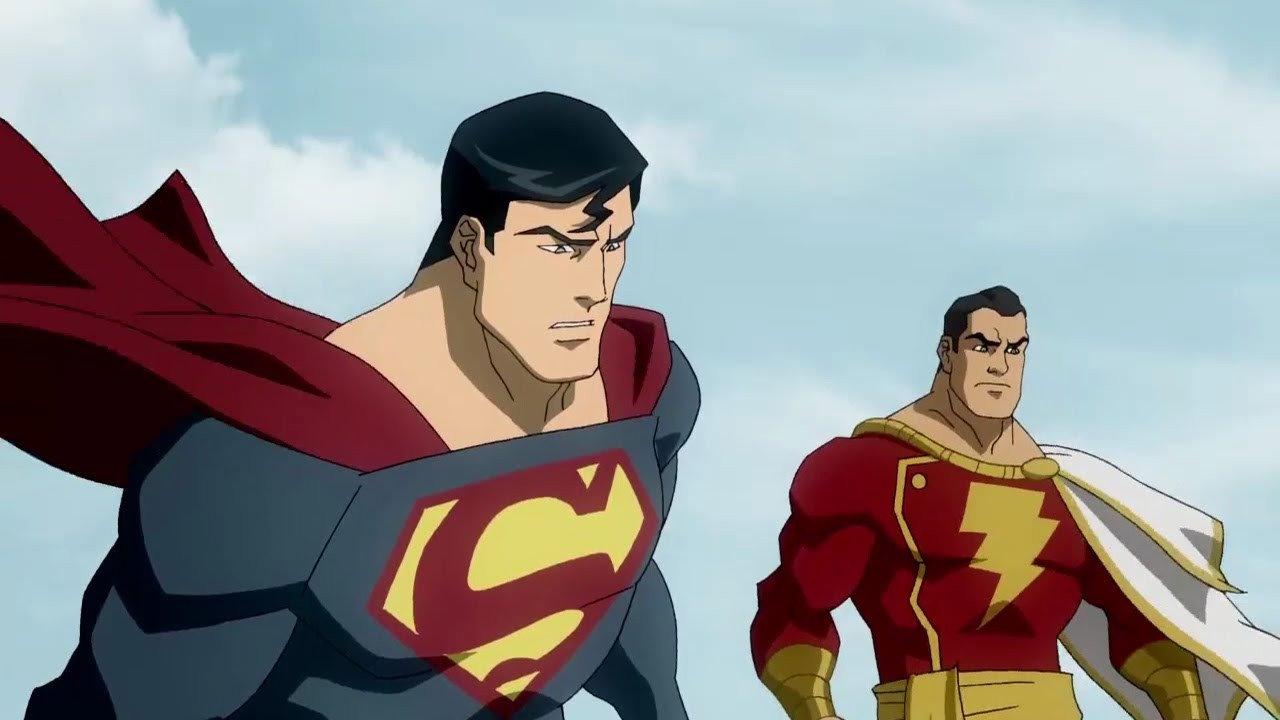 Superman/Shazam!: The Return of Black Adam 2010 movie scene