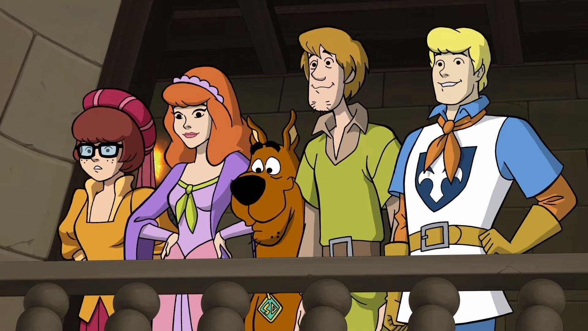 Scooby-Doo! The Sword and the Scoob 2021 movie scene