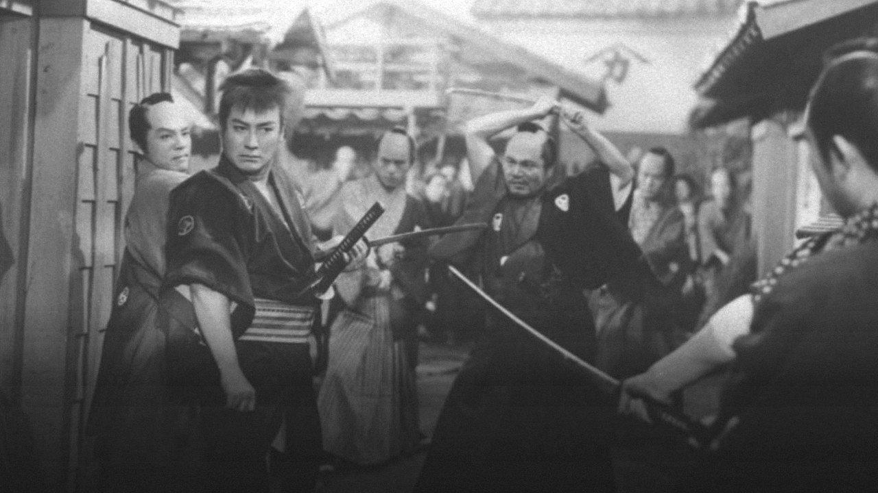 The Swordsman and the Actress 1955 movie scene