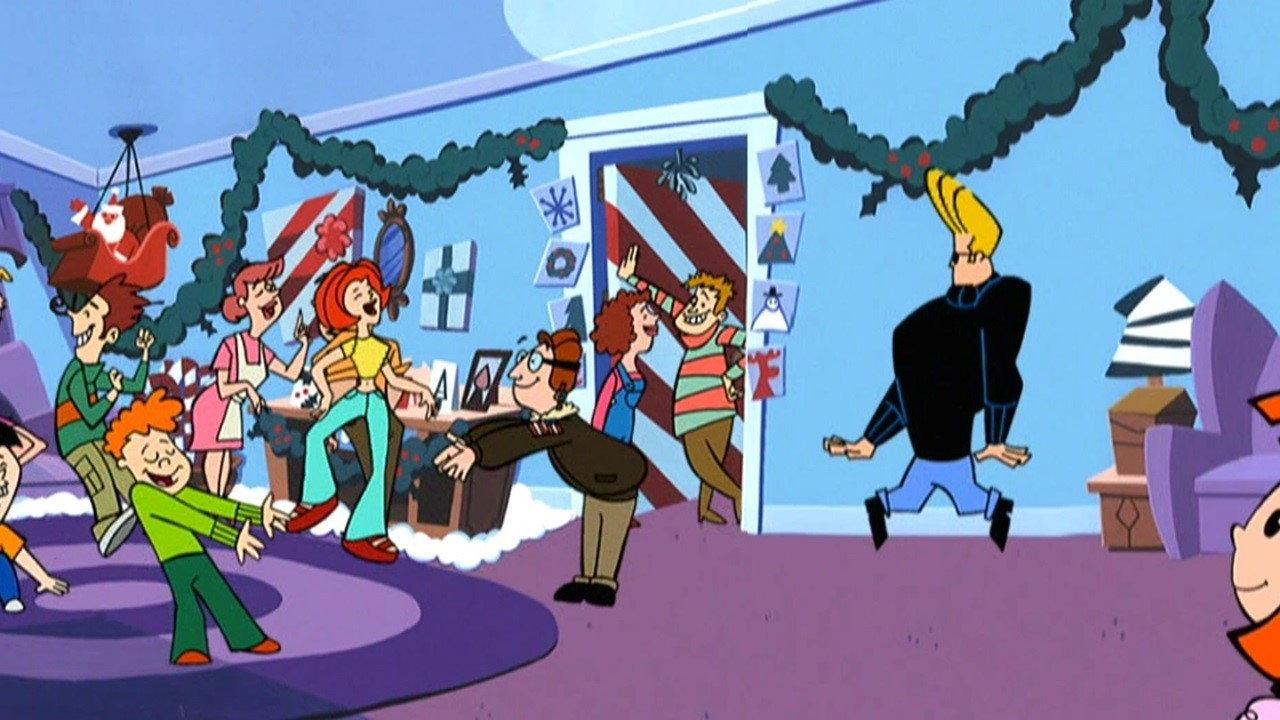 A Johnny Bravo Christmas 2001 movie scene