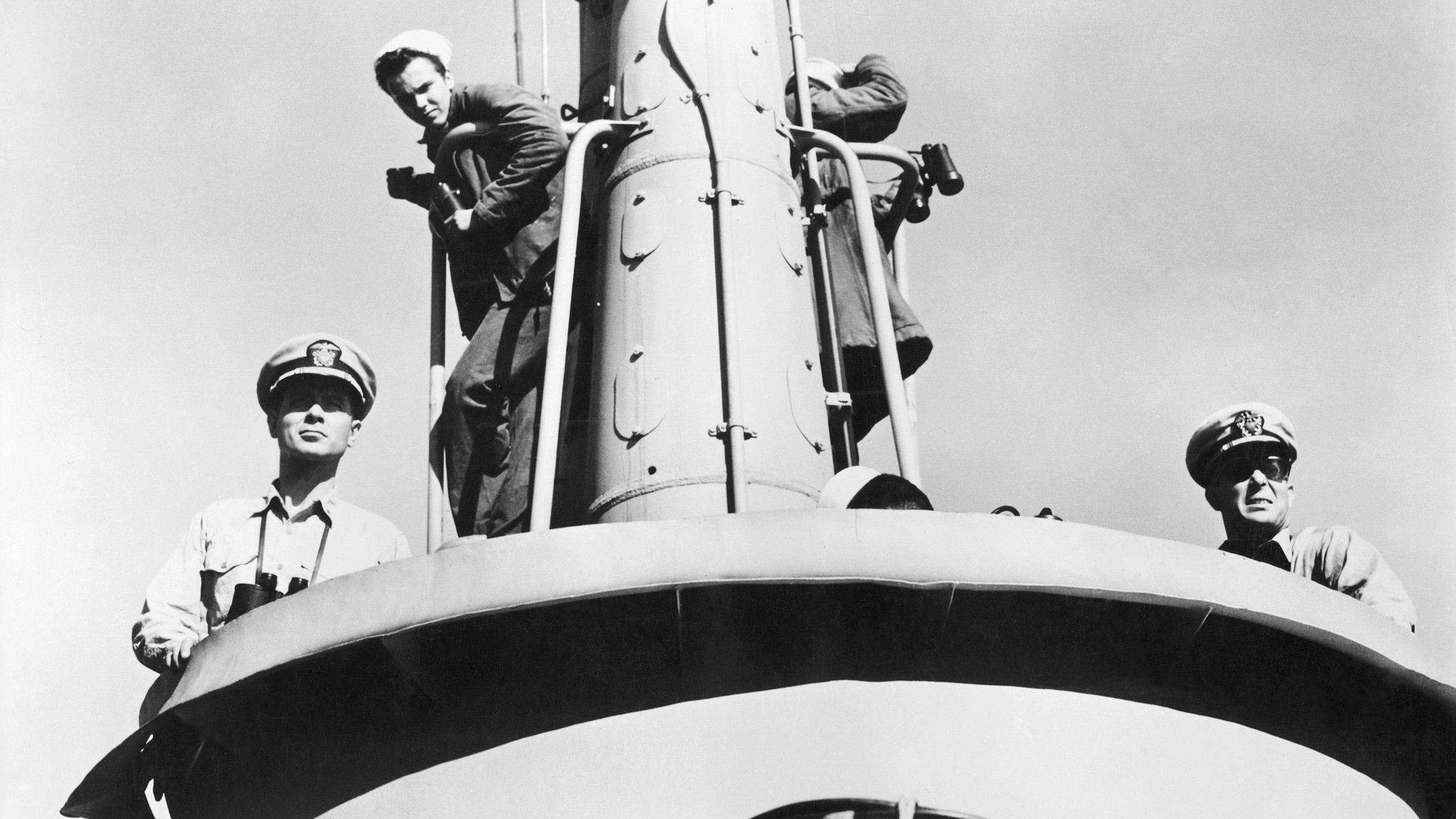 Hellcats of the Navy 1957 movie scene
