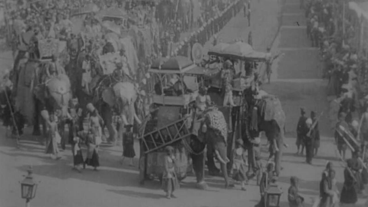 Delhi Durbar 1902 movie scene
