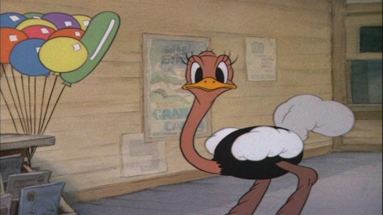 Donald's Ostrich 1937 movie scene