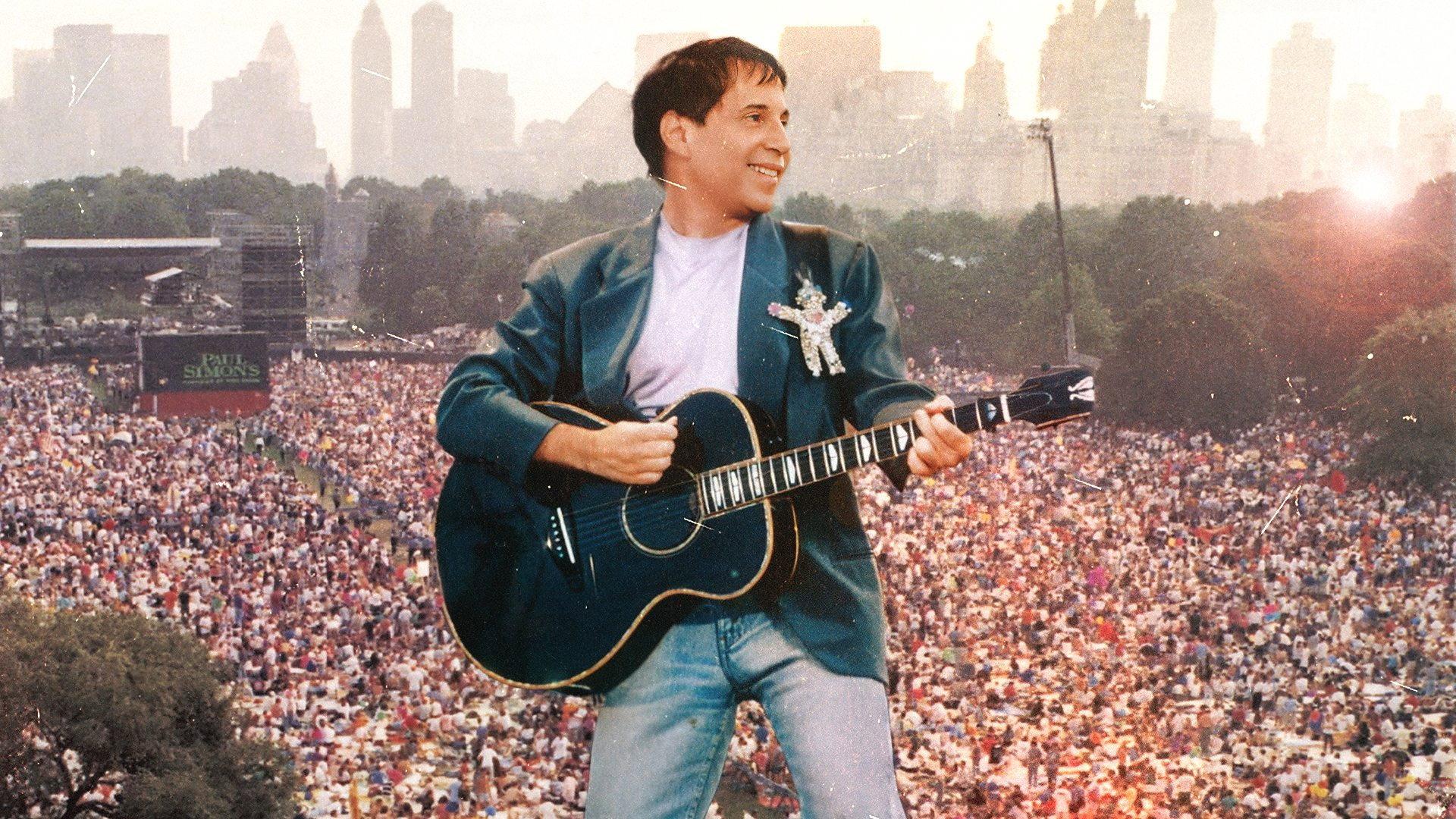 Paul Simon's Concert in the Park 1991 movie scene