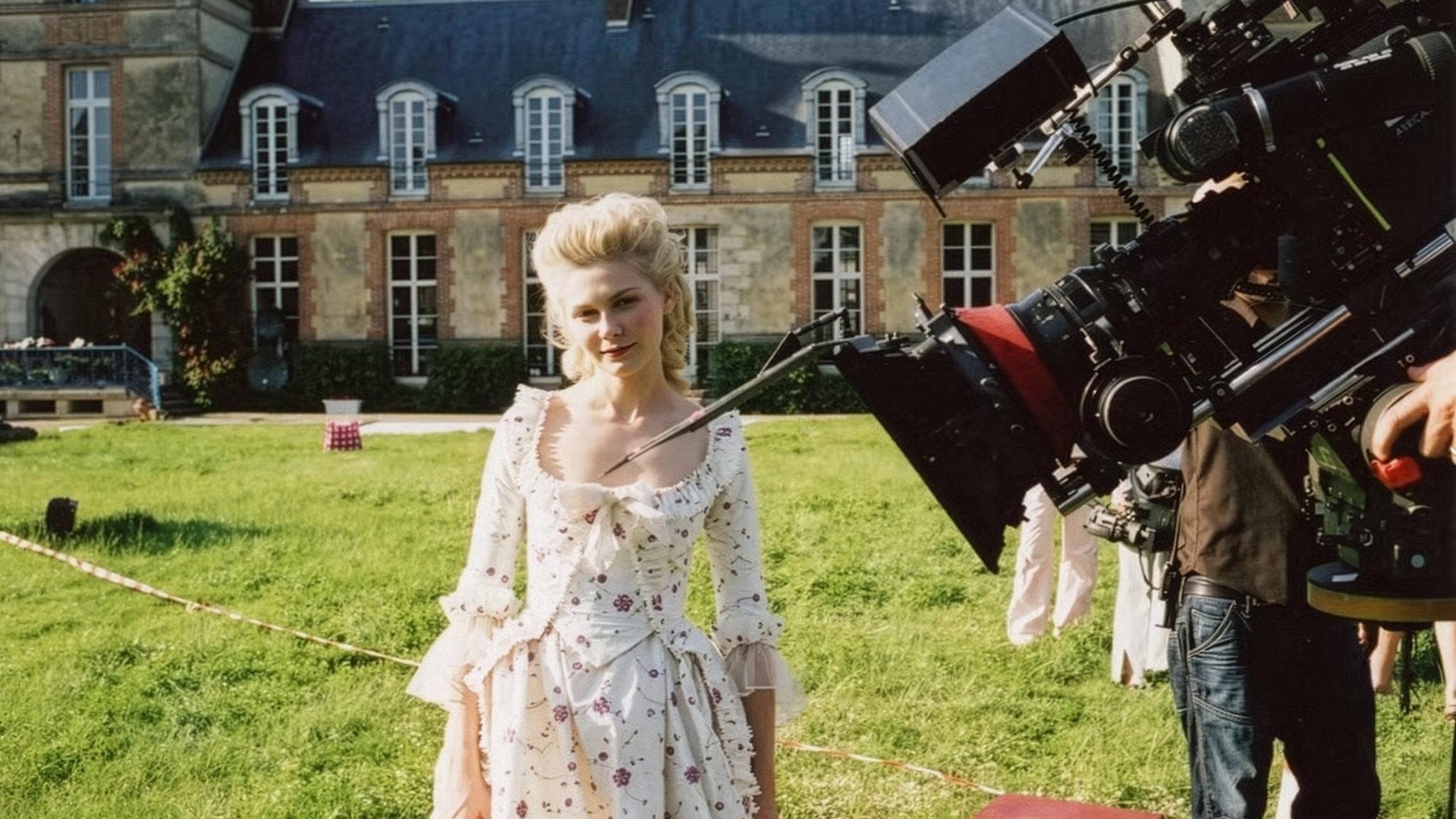 Making Marie Antoinette 2026 movie scene