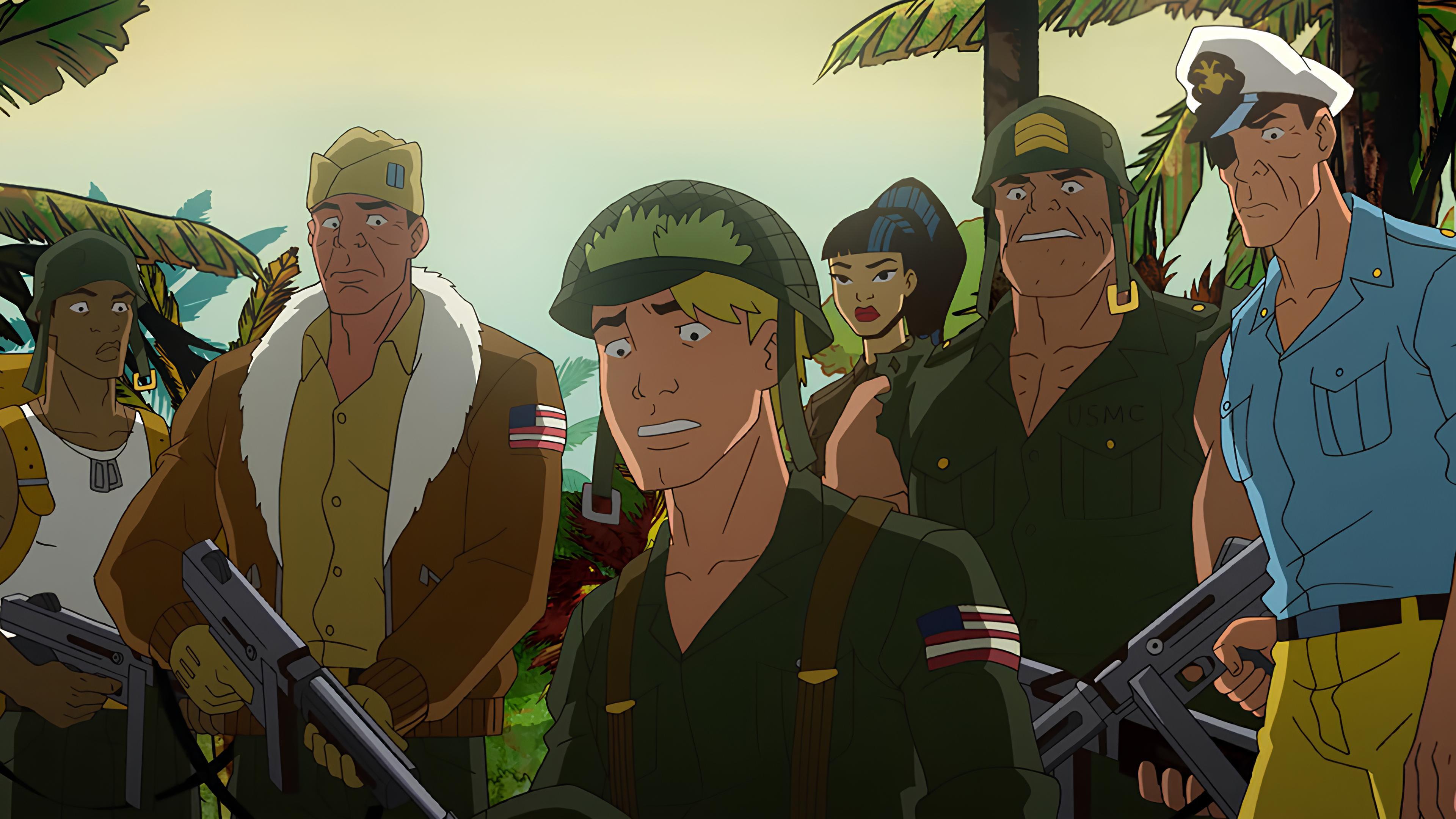 DC Showcase: The Losers 2021 movie scene