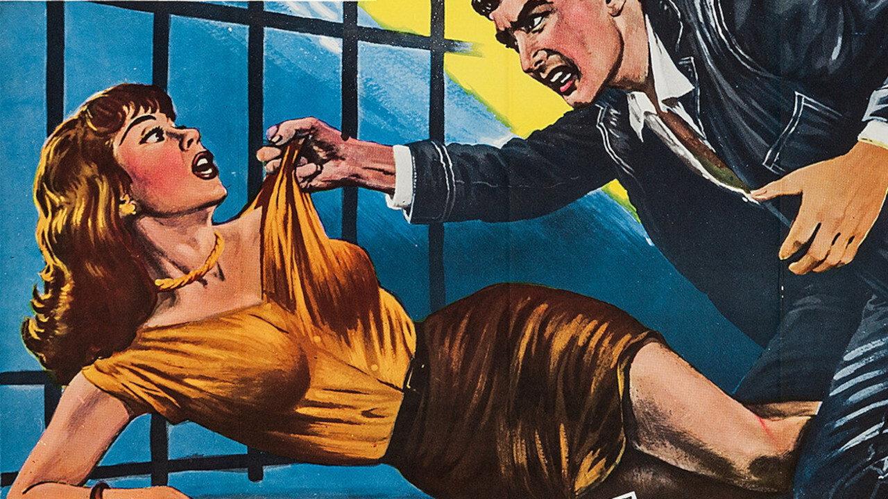 Riot in Juvenile Prison 1959 movie scene