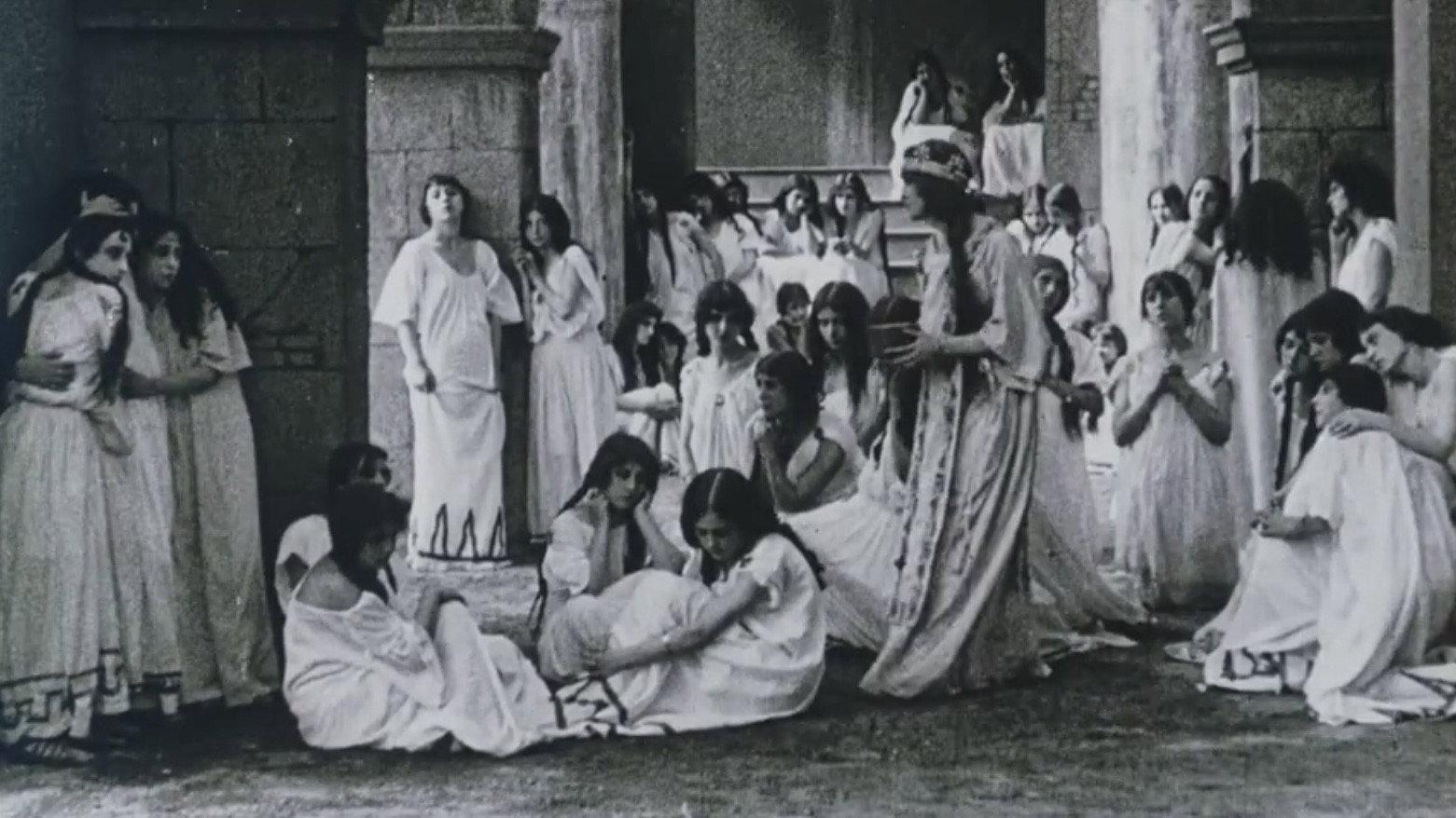 The Legend of Saint Barbara 1918 movie scene