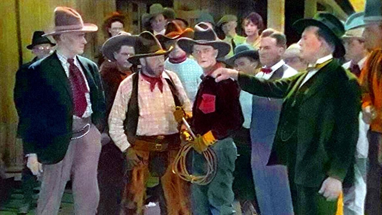 The Galloping Cowboy 1926 movie scene