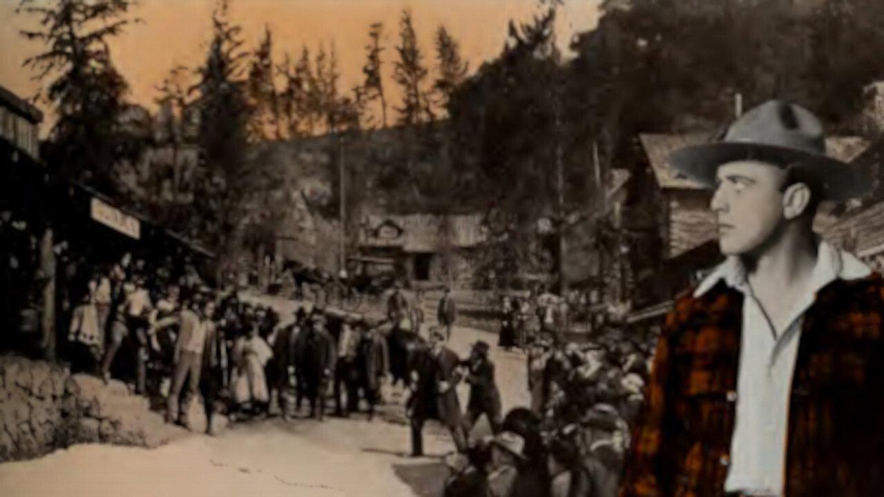 Across the Dead-Line 1922 movie scene