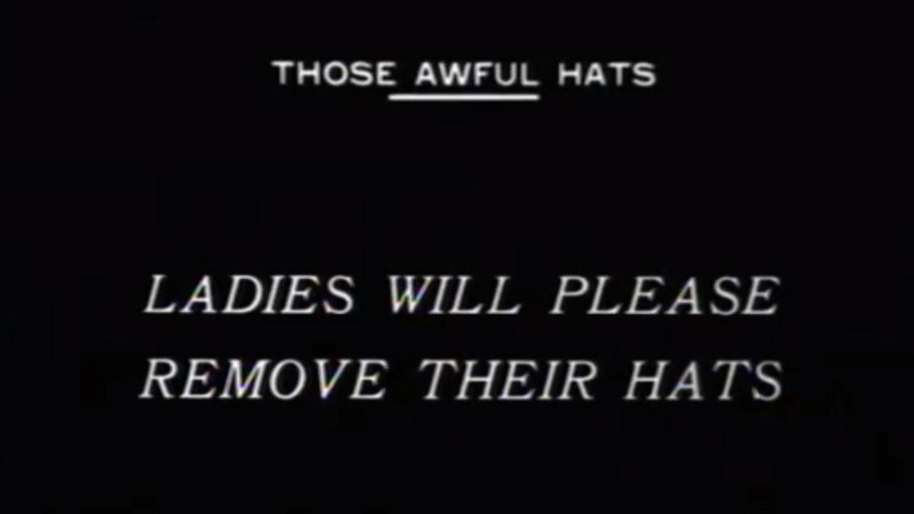 Those Awful Hats 1909 movie scene