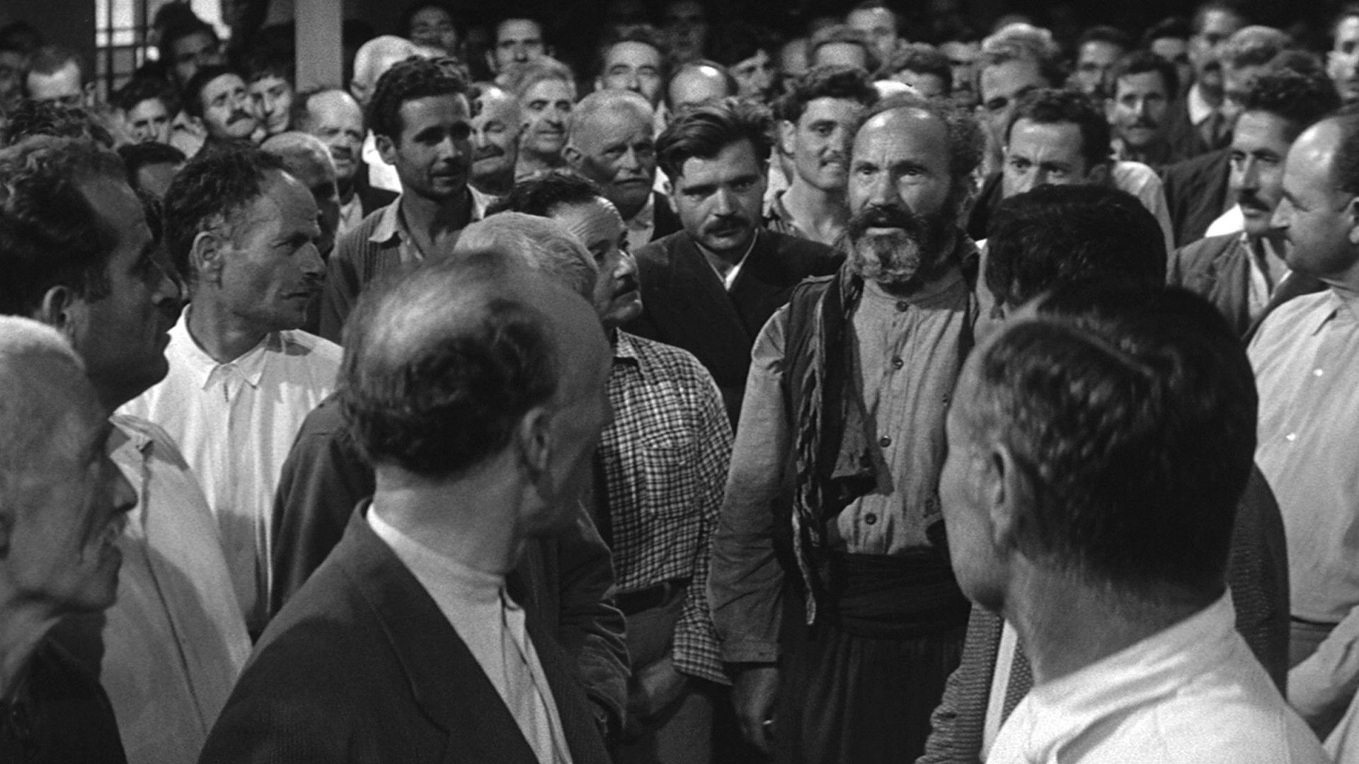 He Who Must Die 1957 movie scene