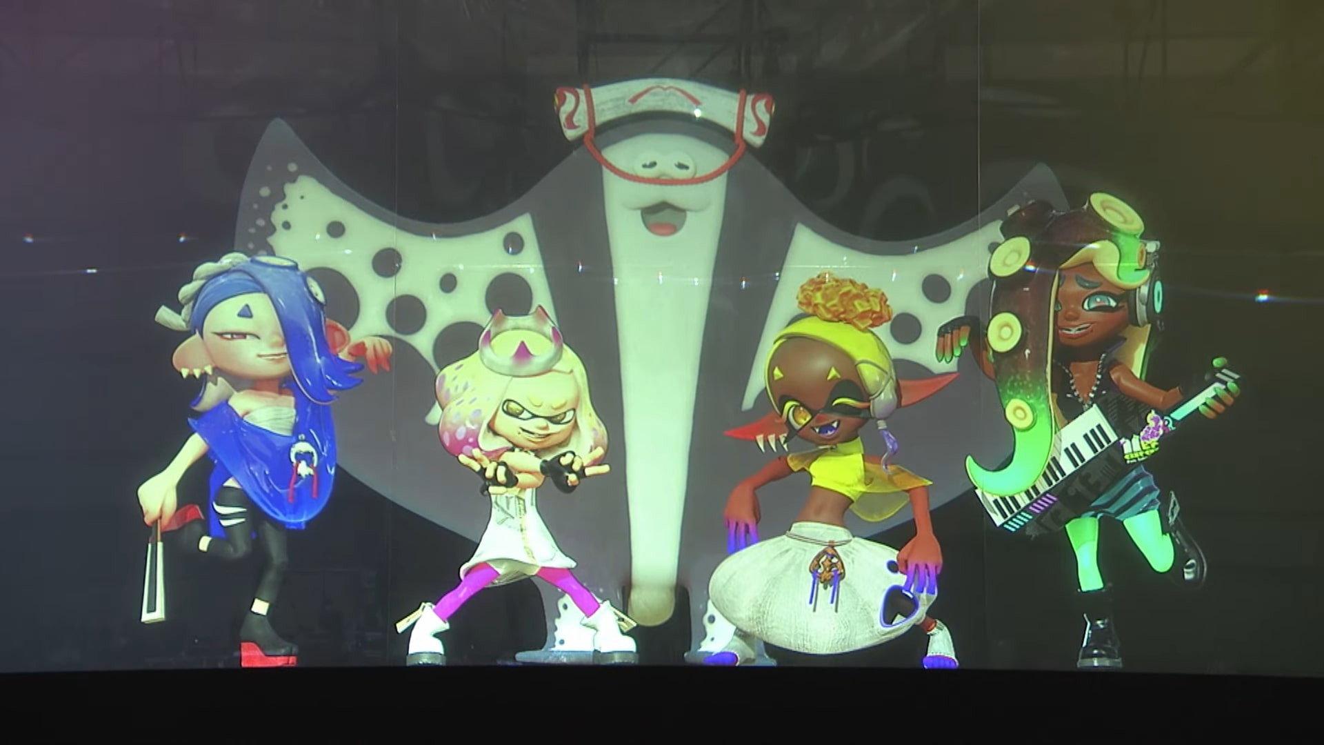 Splatoon 3 Live Concert featuring Deep Cut 2024 movie scene