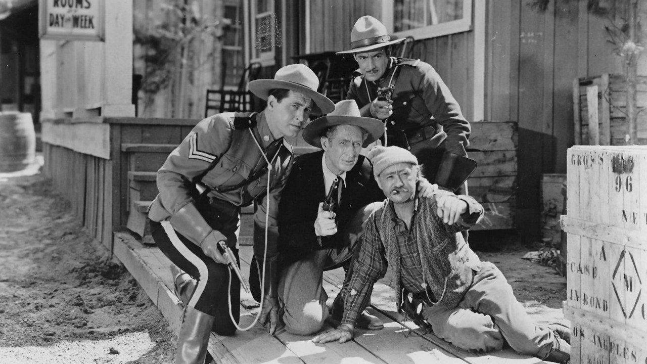 The Royal Mounted Rides Again 1945 movie scene