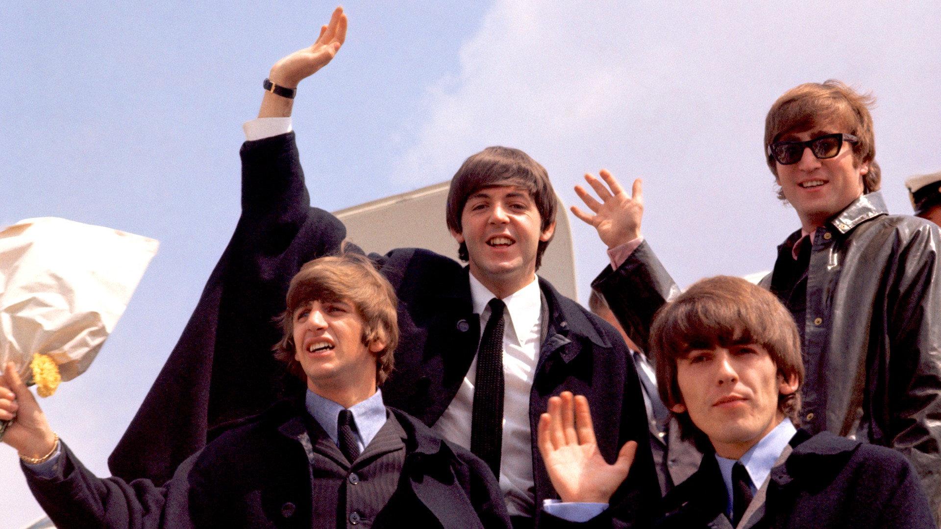 The Beatles in Australia 1964 movie scene