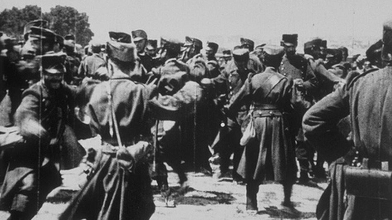 Danse au bivouac 1896 movie scene